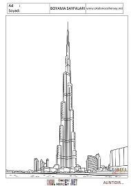 Birleşik-Arap-Emirlikleri boyama sayfaları